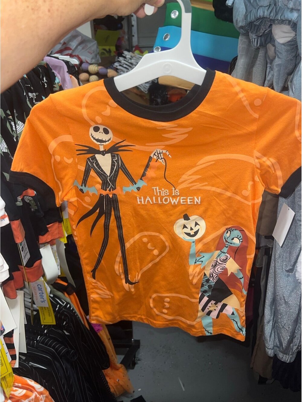 Womens Jack and Sally shirt size small